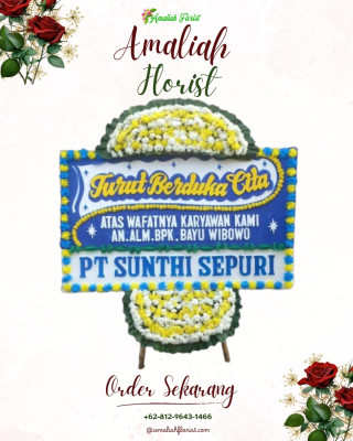 Papan Bunga Duka di Paninggilan Utara