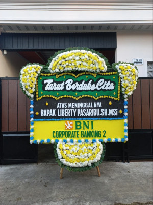 Papan Bunga Duka di Paninggilan Utara