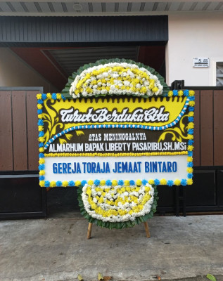 Papan Bunga Duka di Paninggilan Utara