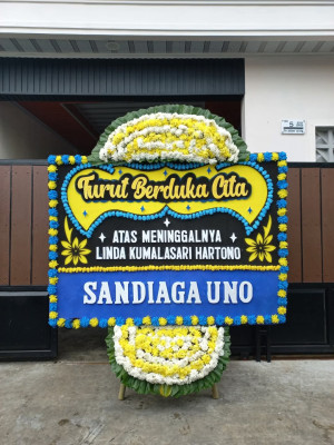 Papan Bunga Duka di Paninggilan Utara